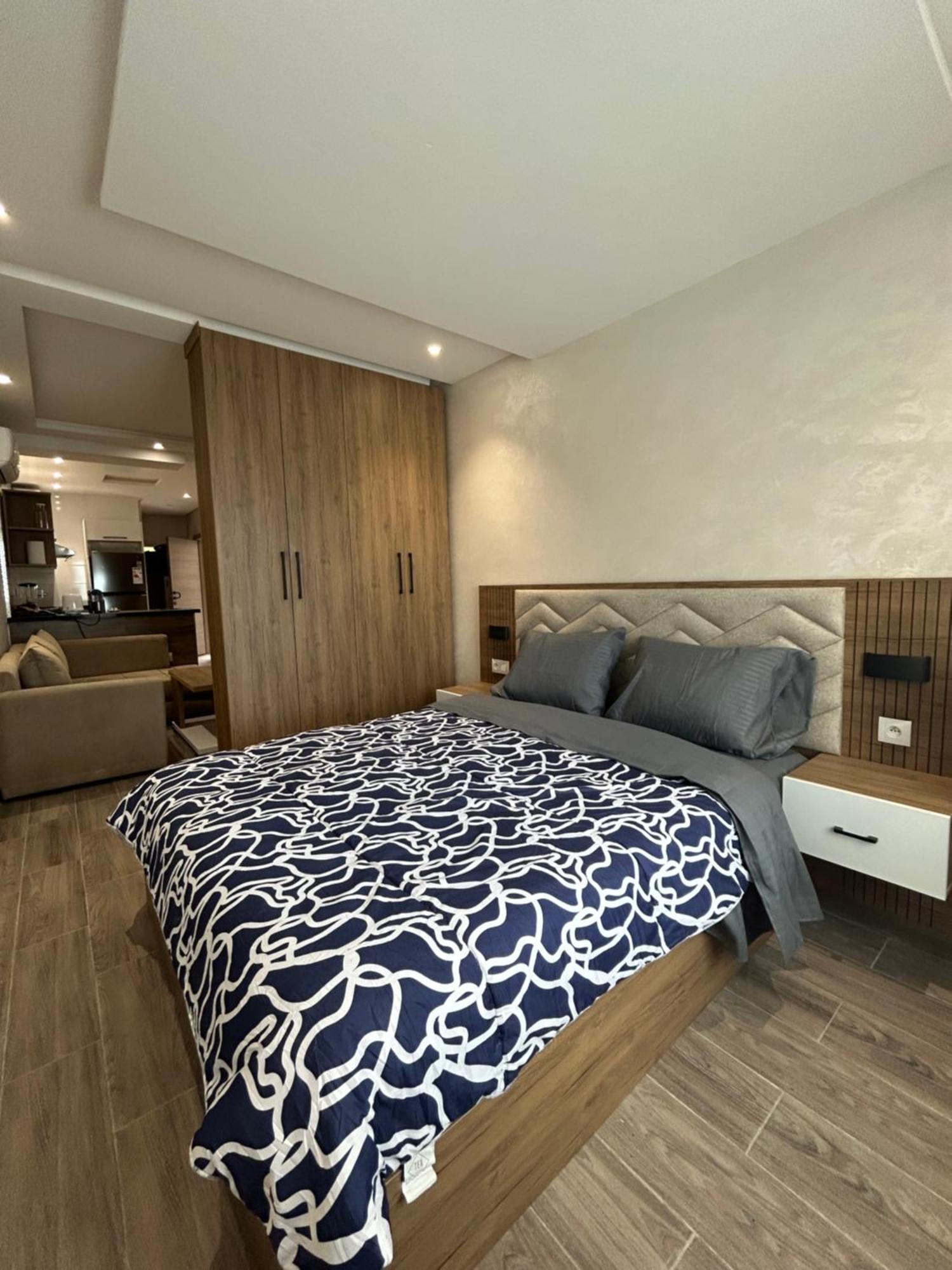 Splendide Studio Haut Standing En Face De La Marina Et A 200 M Du Port De Tanger - 1 Chambre Double Exteriér fotografie